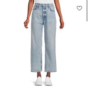 Rag and Bone Alex High Rise Ankle Straight Jean Venice Light Wash sz 26